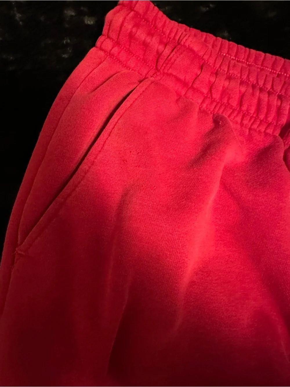 Jordan red fleece